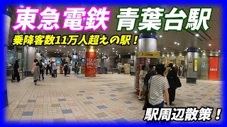 東急田園都市線、青葉台駅周辺を散策！Japan Walking around Aobadai Station [upl. by Farro]