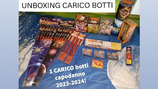 Primo Carico Botti Capodanno 2024 [upl. by Slyke]