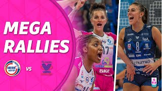 MEGA RALLIES of the match Pinerolo  Milano  Serie A1 Tigotà 2425  Lega Volley Femminile [upl. by Lizzy]