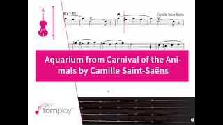 quotAquariumquot from Carnival of the Animals by Camille Saint Saëns [upl. by Enerahs120]