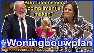 Nicolien van Vroonhoven vist naar complimentjes bij Frans Timmermans  APB2024 Tweede Kamer [upl. by Ydoc851]