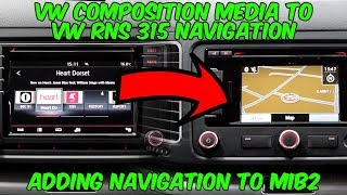 VW Composition Media to VW RNS 315 Navigation [upl. by Cynde]