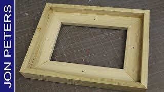 How to Make a Float Frame without a Table Saw [upl. by Hephzipah]