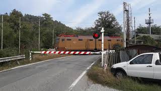 Passaggio a livello Ovada AL treno storico  Level crossing Ovada historic train [upl. by Droffats795]