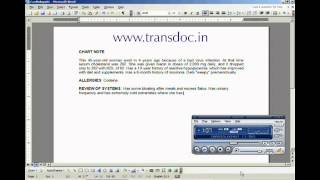 MEDICAL TRANSCRIPTION DEMO [upl. by Adnahcal372]