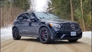 2019 AMG Mercedes GLC 63s Review  Compact SUV with Turbo V8 [upl. by Rumit]