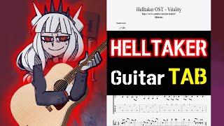 HELLTAKER OST  Vitality Guitar TAB 헬테이커 브금 기타 악보 [upl. by Einnig908]