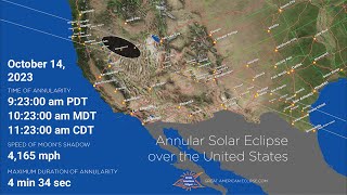 Ring of fire Annular Solar Eclipse in US  Where is it visible today [upl. by Chema920]