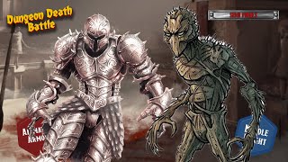 Dungeon Death Battle ANIMATED ARMOR vs NEEDLE BLIGHT  Semi Final Fight [upl. by Wadlinger]