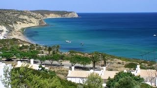 Praia Salema Vila do Bispo Algarve Portugal HD [upl. by Imiaj]