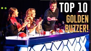 10 BEST GOLDEN BUZZERS EVER ON BRITAINS GOT TALENT [upl. by Tiduj199]