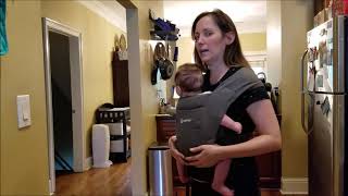 How to use ErgoBaby Embrace Newborn Baby Carrier [upl. by Christel]