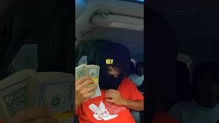 Robbing Bank Prank On Ubers😂💰 viaAshAlkk pranks ashalk shorts [upl. by Sokul]