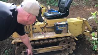 Magnatrac mini dozer trail building [upl. by Euhc189]