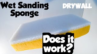 Wet Sanding Sponge Drywall [upl. by Okia928]