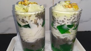 Pista Faloda  Summers Special Pista Faloda  Recipe By Bawarchi Khana sk [upl. by Lytsyrk]