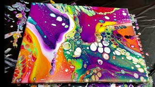 Best Way to Pour Acrylic Paint Using Silicone Oil [upl. by Jeu520]