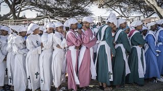 Unique celebration of Epiphany with water colour and prayer in Ethiopia [upl. by Ia]