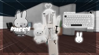 PLAYING MM2 AS MIFFY Keyboard ASMR [upl. by Otineb319]