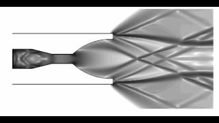 Dytran  Ramjet Pressure Schlieren [upl. by Jadda]