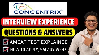 Concentrix Interview Question amp Answers  How to Crack Concentrix Interview  Amcat Text Concentrix [upl. by Iva619]