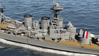 HMS Hood 1937  British Battlecruiser  Battleship Book and Renders [upl. by Demmahom533]