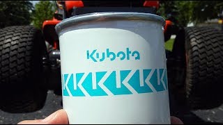 Kubota BX2380 50 hr service Transmission Hydraulic Filter change [upl. by Uhile]