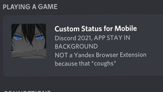 How to RPC Discord Mobile  Custom Status for Android 2021  Version 10 [upl. by Illyes640]