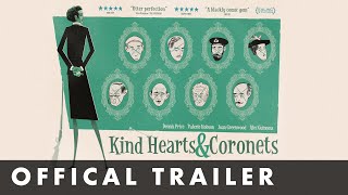 KIND HEARTS AND CORONETS  Official Trailer  Starring Dennis Price and Alec Guinness [upl. by Gerstein543]