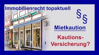 Kautionsversicherung  muss der Vermieter sie akzeptieren  Tutorial [upl. by Tamar159]