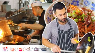 Andy Learns How to Cook Sichuan Food  Bon Appétit [upl. by Orsino]