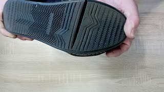 Repairing a cracked sole  Shoe restoration DIY [upl. by Yenot794]