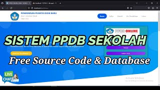 Source Code Sistem PPDB Sekolah  ppdb online  Website PPDB [upl. by Miza]