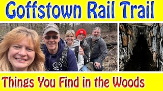 Exploring The Goffstown NH Rail Trail Hidden Treasures In The Woods [upl. by Katee]