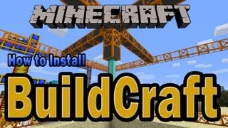 Minecraft How To Install Buildcraft MOD [upl. by Nelav]