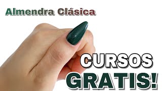 CLASE 10 UÑAS ESCULTURALES 💖 Almendra Clásica Classic AlmondMandorla Classica [upl. by Mayrim]