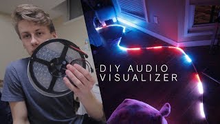 DIY LED Music Visualizer  RealTime Animations Arduino [upl. by Brendis]