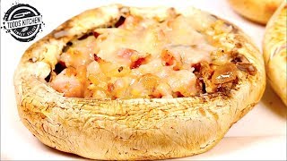 How to make Stuffed Portobello Mushrooms Recipe [upl. by Wojcik]