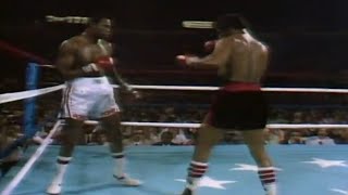 WOW WHAT A KNOCKOUT  Larry Holmes vs Leon Spinks Full HD Highlights [upl. by Nalor950]