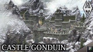 CASTLE GONDUIN Castle Player Home Xbox Modded Skyrim Mod Showcase [upl. by Salem]