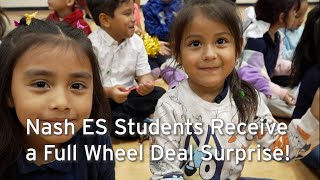 Nash ES Students Receive a Full Wheel Deal Surprise [upl. by Tyne]