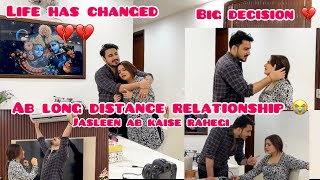 Ab hume Long distance relationship me rehna padega Jasleen cried😱 Prank gone wrong  prank [upl. by Iatnohs]