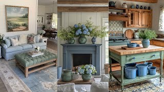 TRANSFORM SMALL SPACES w BLUES amp GREENS DECOR How to Create a Lovely Small Space  Creative Depth [upl. by Ymac]