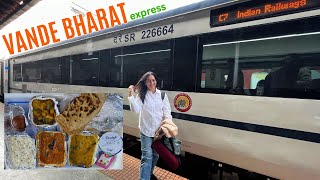 Inside VANDE BHARAT EXPRESS Train 🇮🇳 Executive Class Train Food amp more  Mysuru to Bengaluru🚆 [upl. by Cheney]