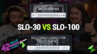 Soldano SLO30 vs SLO100 with John Browne and Mike Soldano [upl. by Massey7]