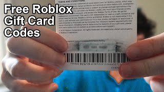 Free Roblox Gift Card Codes 2023  21 [upl. by Wilmott558]