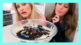 How to make DIRT CAKE  iJustine [upl. by Grati397]