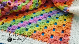 How to Crochet the C2C Open Block Stitch 🧶 [upl. by Berlyn148]