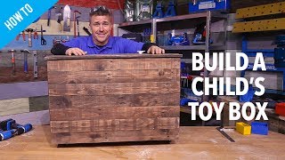 How to build a childs toy box [upl. by Nnelg397]