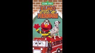 Sesame Street Elmo Visits The Firehouse 2002 VHS [upl. by Irtemed]